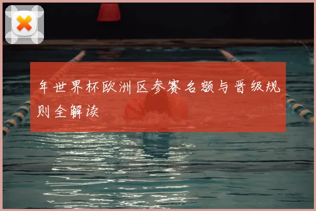 年世界杯欧洲区参赛名额与晋级规则全解读